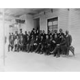 thumbnail image 1 of Print: Booker T. Washington Seated With Group Of Men Outside The Office Of, 1 of 4