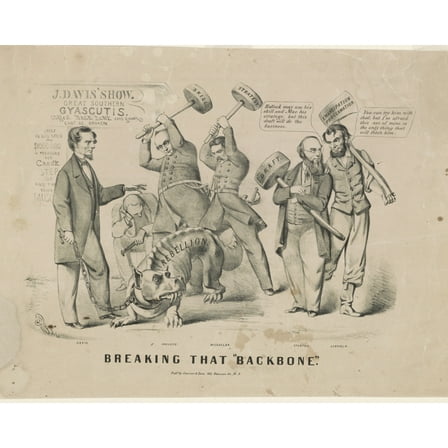 Print: Breaking That Backbone, 1862
