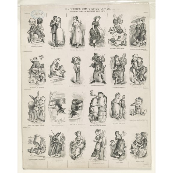 Print: Bufford's Comic Sheet No. 27