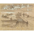 thumbnail image 1 of Print: Building Pontoon Bridges At Fredericksburg Dec. 11th., 1 of 4