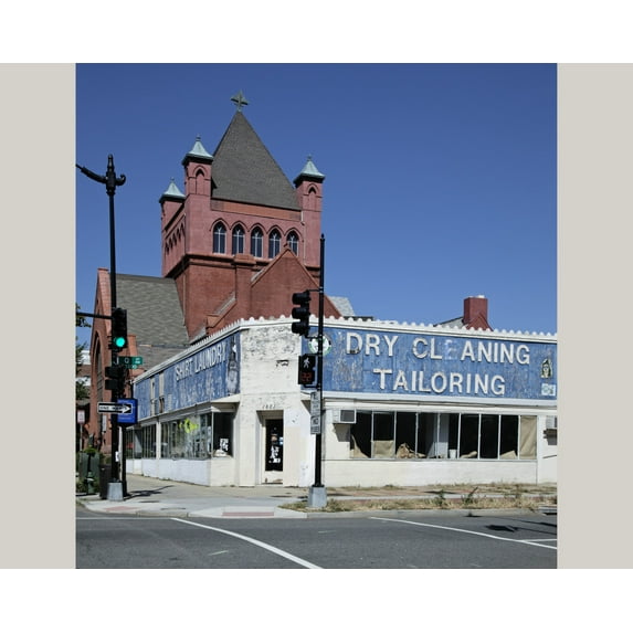 Print: Buildings At The Intersection Of 14th And Q St., NW, Washington