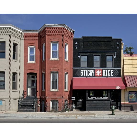 Print: Buildings, H St. Near Intersection With 12th St., Nebraska
