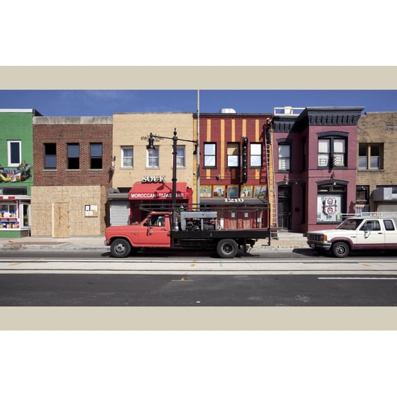 Print: Buildings, H St. Near Intersection With 12th St., Nebraska