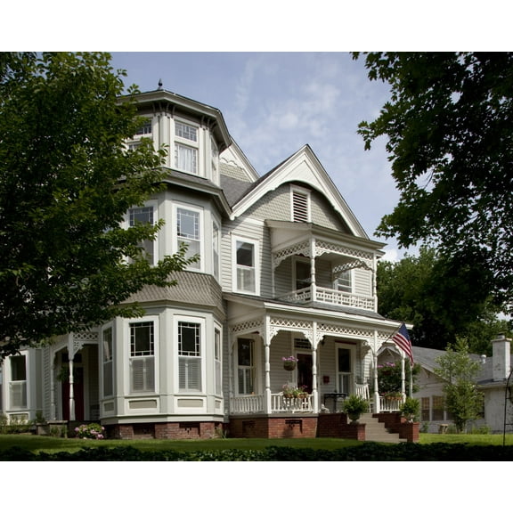 Print: Built Circa 1896, By Annie And Bartow Cohen, This Home Is One Of