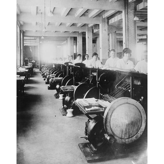 Print: Bureau, circa 1918