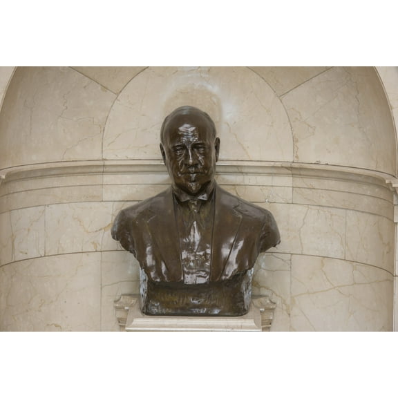 Print: Bust Of William H. Welch At The William H. Welch Medical Library