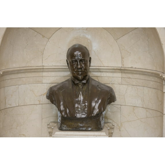 Print: Bust Of William H. Welch At The William H. Welch Medical Library