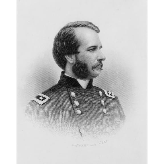 Print: Bv't. Maj. Gen. J.F. Miller, circa 1861