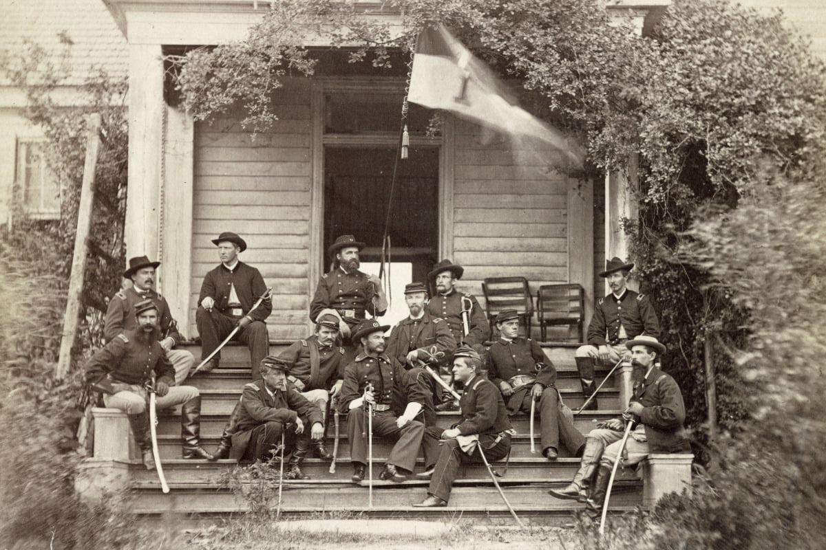 Colonel Torbert Print: Bv't. Major General A. T. A. Torbert And Staff, circa 1861 ...