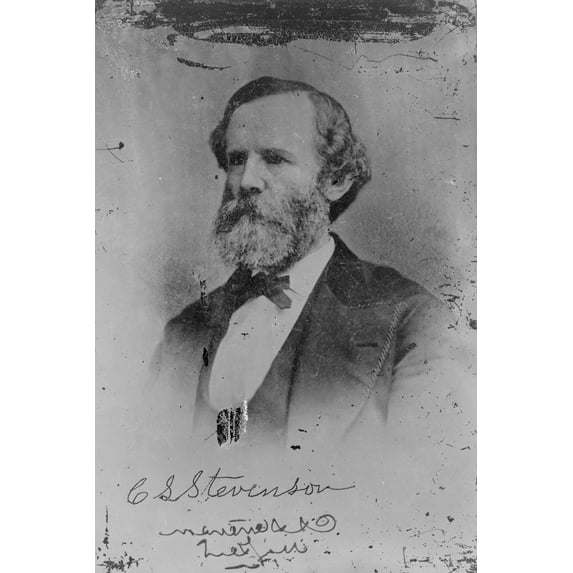 Print: C.L. Stevenson, circa 1870