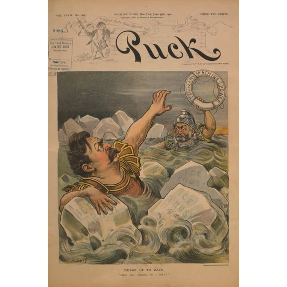 Print: Caesar Up To Date, 1900