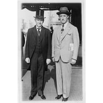 Print: Calvin Coolidge And Col. Stallings, Full-Length Portraits