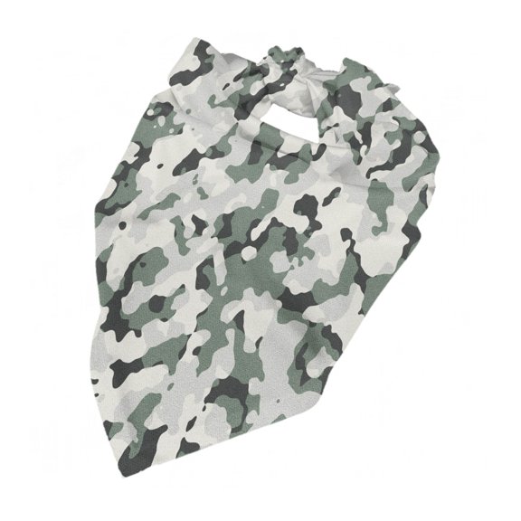 Print Camouflage Pattern Dog Bandana Adjustable Dog Bib Scarf Handkerchief For Large Medium Small Dogs Cats Pets