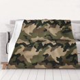 thumbnail image 1 of Print Camouflage Warm Cozy Plush Throw Blanket for Couch Bed Sofa 60"x50", 1 of 7