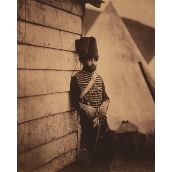 Print: Captain Dames, Royal Artillery, 1855