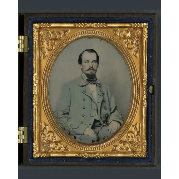 Print: Captain James H.M. Neblett Of Neblett's-Coleman's Virginia Heavy