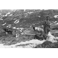 thumbnail image 1 of Print: Caribou Shot On The North Side Of Mt. Mckinley And Dog Team Ready, 1 of 4