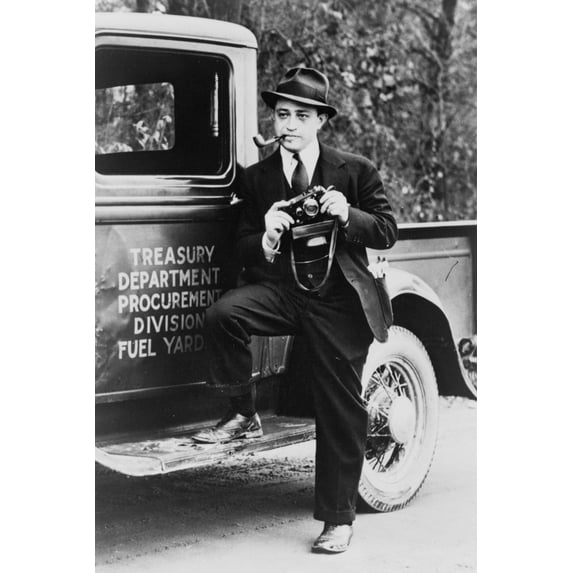 Print: Carl Mydans, Farm Security Administration Photographer, Full-Length