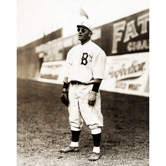 Print: Casey Stengel, Full-Length Portrait, Wearing Sunglasses, While
