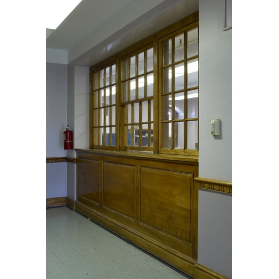 Print: Cashiers Office, Robert C. Mcewen U.S. Custom House, Ogdensburg