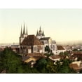thumbnail image 1 of Print: Cathedral And Picture Of Mary, Erfurt, Thuringia, Germany, circa, 1 of 4
