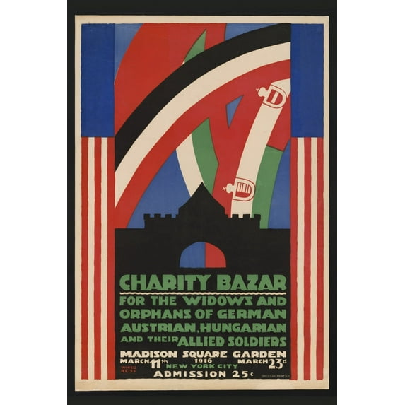 Print: Charity Bazar i.e., Bazaar For The Widows And Orphans Of German