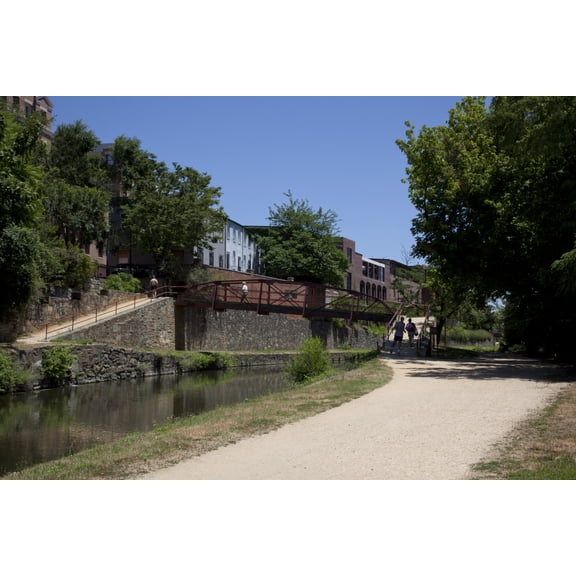 Print: Chesapeake And Ohio Canal, Georgetown, Nw., Washington, D.C., 2010