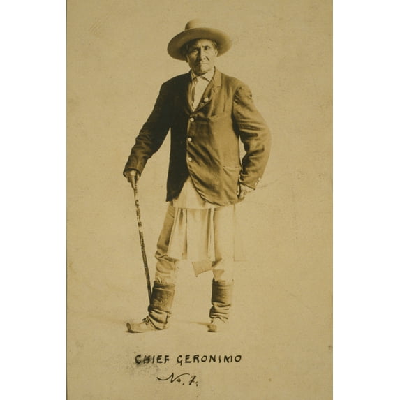 Print: Chief Geronimo, 1904