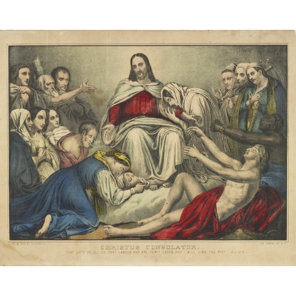 Print: Christus Consolator, circa 1835