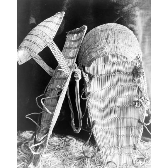Print: Chukchansi Cradle-Baskets, 1924
