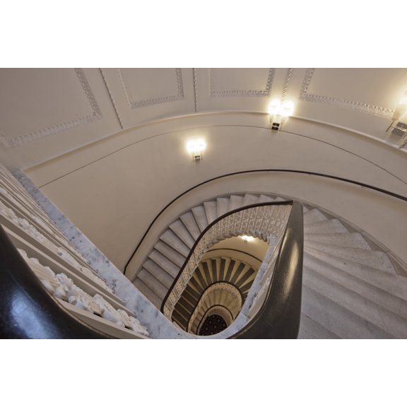 Print: Circular Staircase In Former General Post Office, Tariff Building