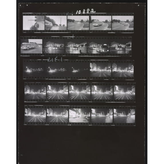 Print: Civil Rights March On Washington, D.C. Buses Leaving After March