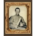 thumbnail image 1 of Print: Civil War Soldier In Confederate Artillery Uniform, circa 1861-1865, 1 of 4