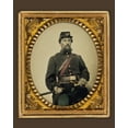 thumbnail image 1 of Print: Civil War Soldier In Union Uniform, circa 1861-1865, 1 of 4