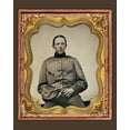 thumbnail image 1 of Print: Civil War Soldier In Union Zouave Shell Jacket, circa 1861-1865, 1 of 4
