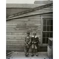 thumbnail image 1 of Print: Clarence Grandpa Liv And Alonzo Teddy Tucker Behind The Wright, 1 of 4