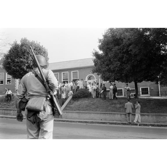 Print: Clinton, Tennessee. School Integration Conflicts, 1956