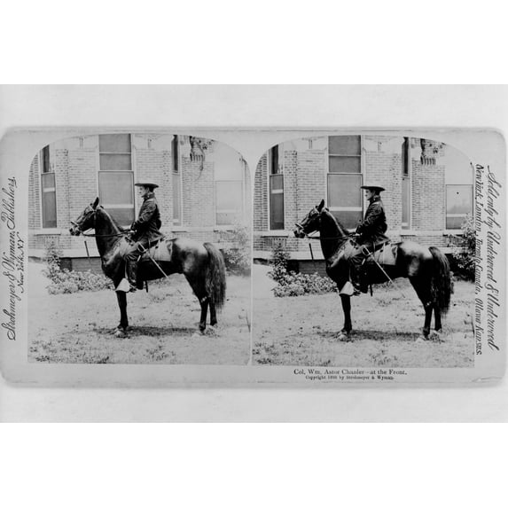 Print: Col. Wm. Astor Chanler--At The Front, 1898