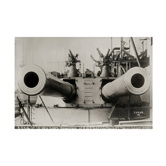 Print Collection 'Broadside of HMS Dreadnought' Canvas Art