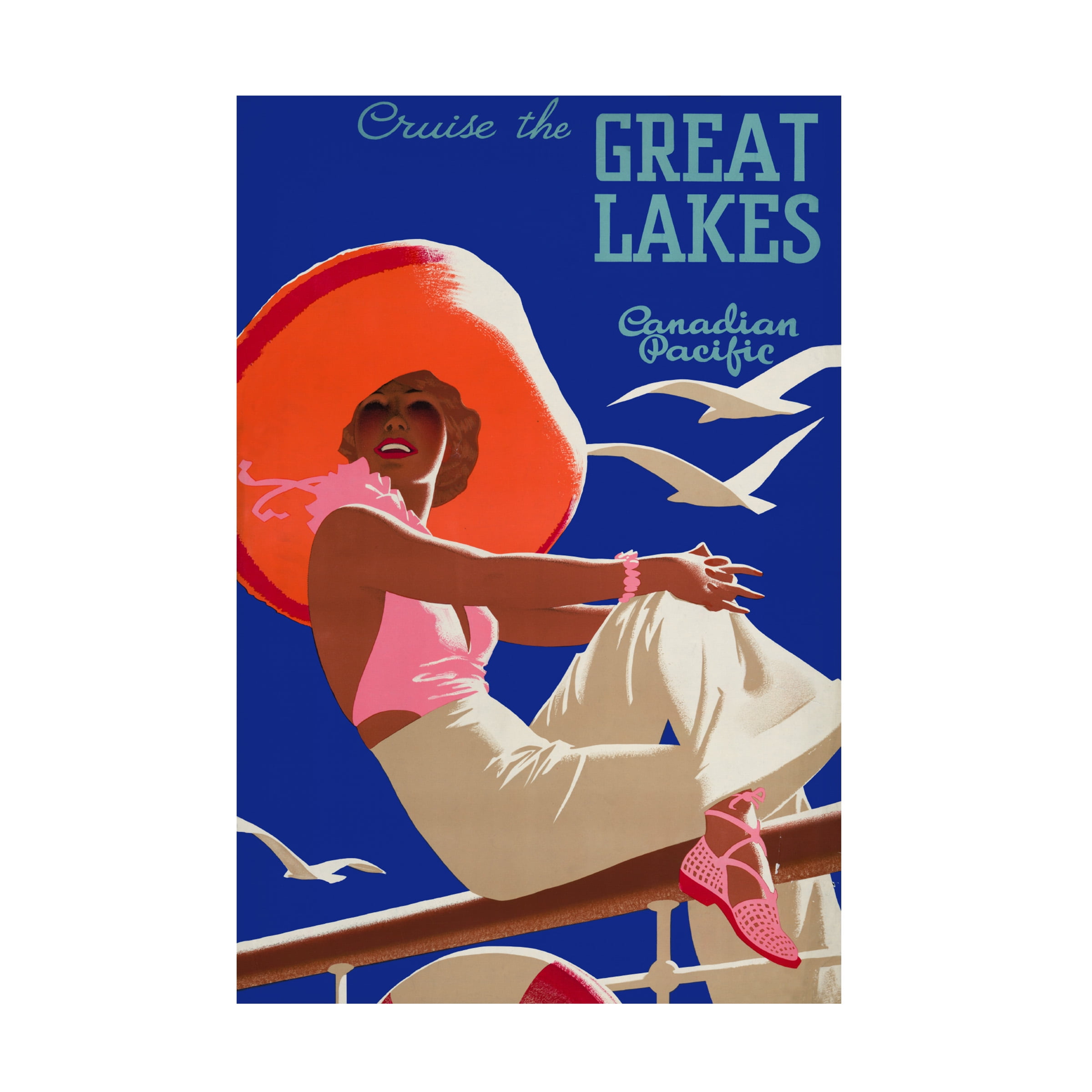Print Collection 'Cruise the Great Lakes Canadian Pacific' Canvas Art