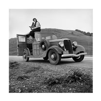 Print Collection 'Dorothea Lange Portrait of the Photographer' Canvas Art