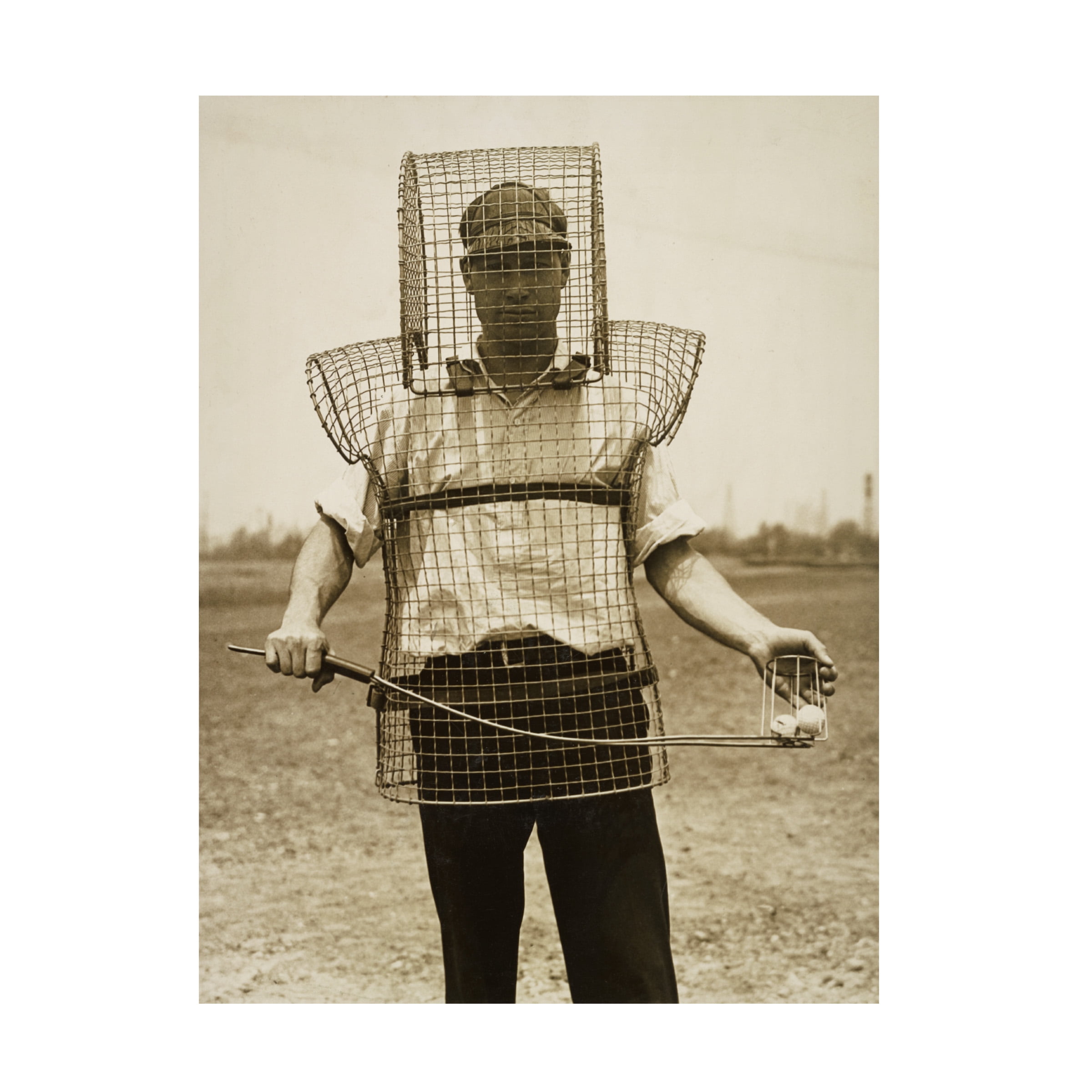 Trademark Fine Art Print Collection Mouse-trap Armor for Caddies Canvas Wall Art - 35x47