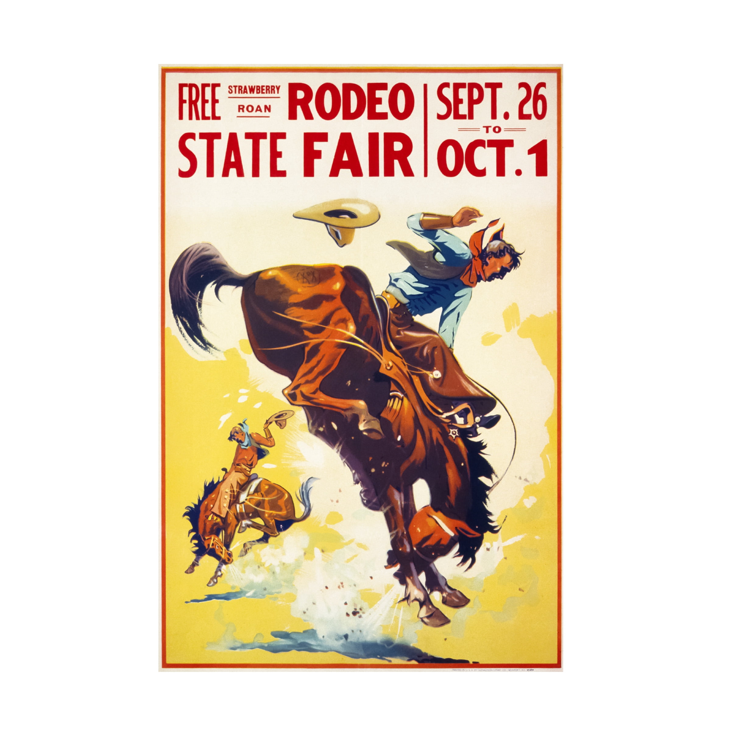 Print Collection 'Rodeo State Fair Roan' Canvas Art