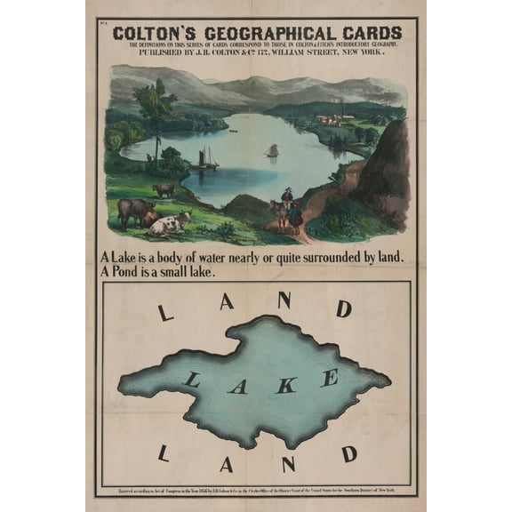 Print: Colton's Geographical Cards