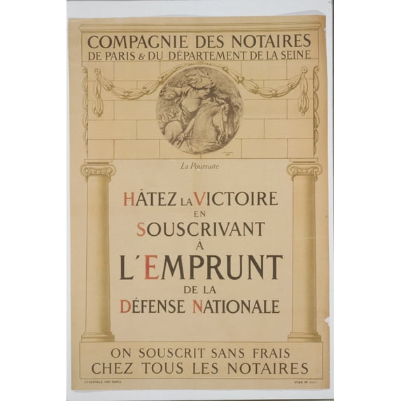 Print: Compagnie Des Notaires De Paris Et Du Departement De La Seine