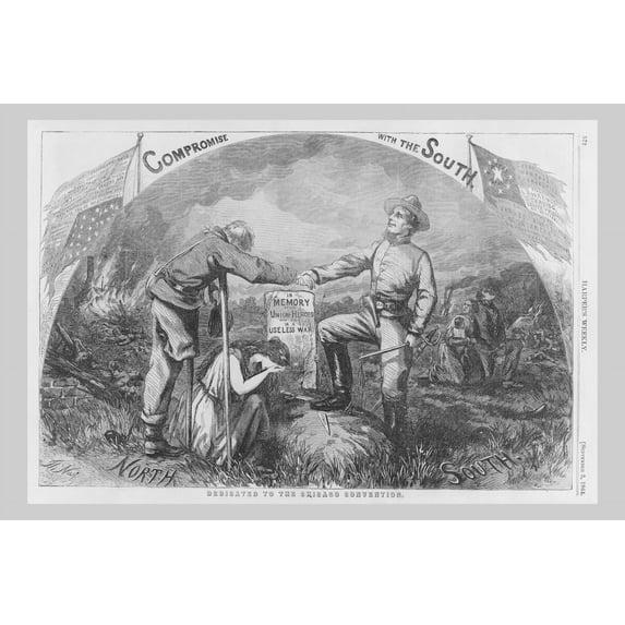 Print: Compromise With The South - Dedicated To The Chicago Convention