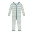 thumbnail image 1 of Print Convertible Sleeper with Zipper in Mythical Stripe (0-3 Months), 1 of 2