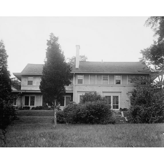 Print: Corbin House, Chevy Chase, Maryland