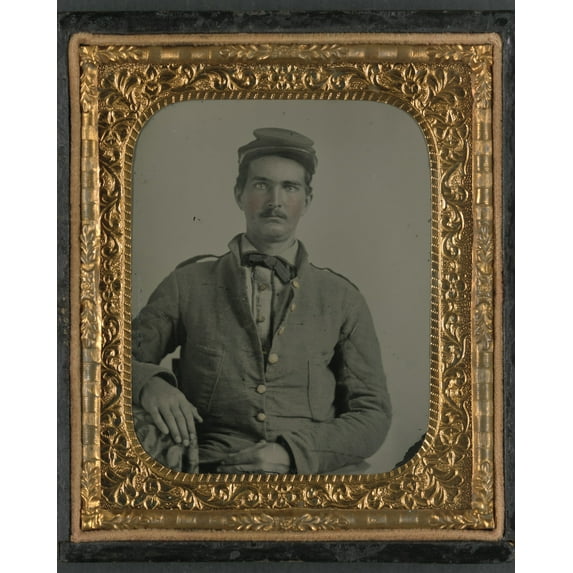 Print: Corporal L. Purnell Of Co. I, 11th Mississippi Infantry Regiment