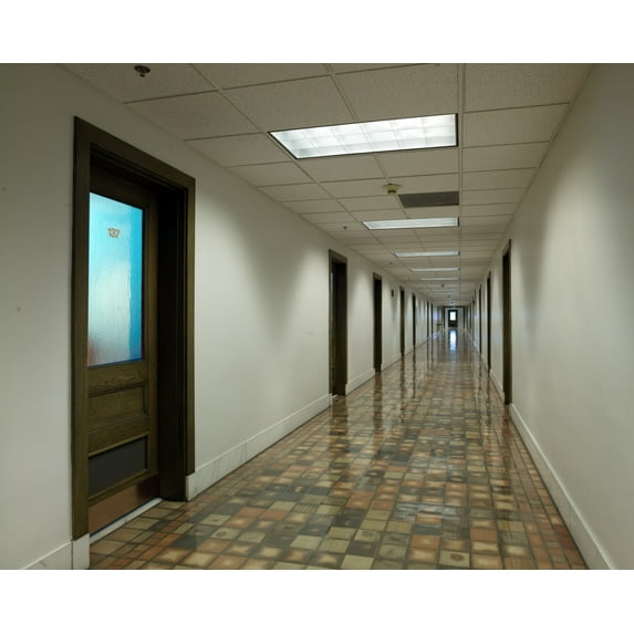 Print: Corridor, Federal Building And U.S. Custom House, Denver, Colorado